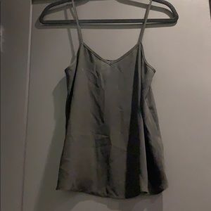 Black V neck camisole